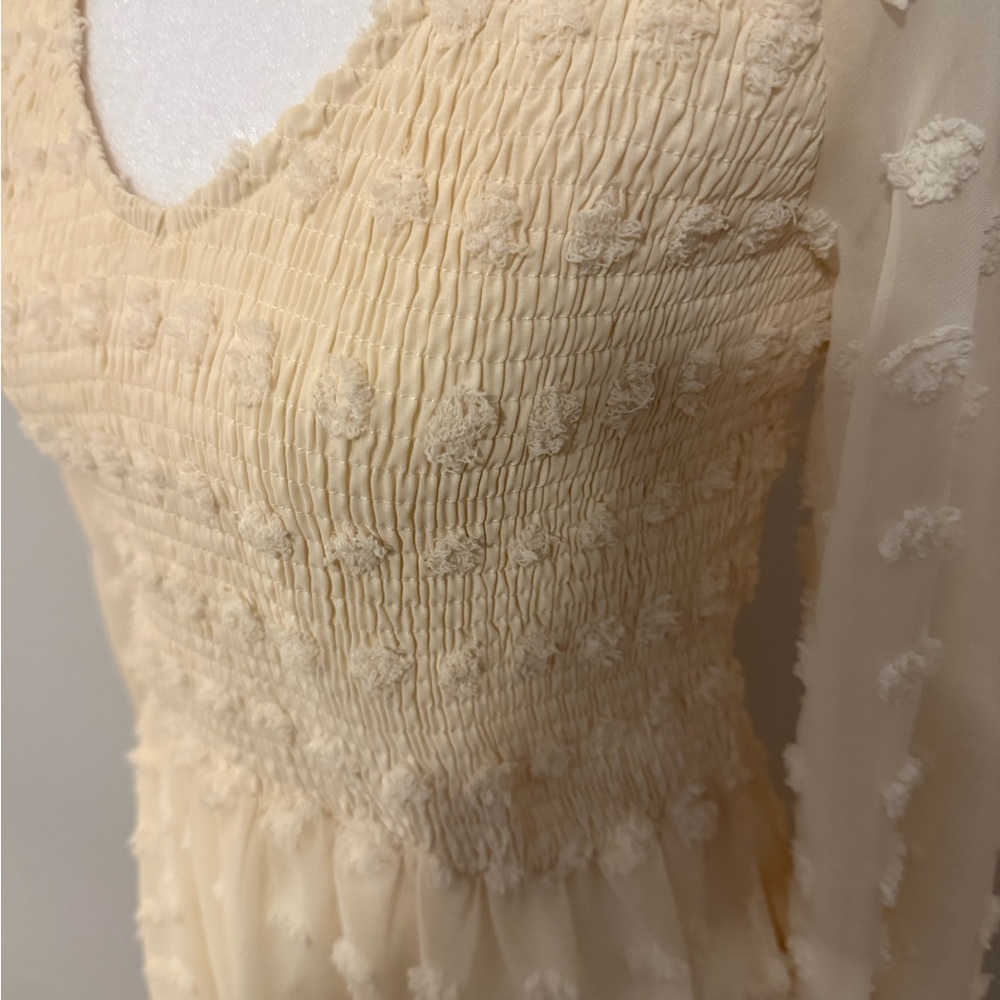 BTFBM Cream Polka Dot Dress - Picture 5 of 10